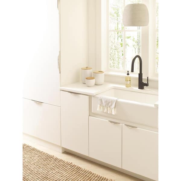 Aloft 6-9/16 in. (167mm) Modern Polished Nickel Cabinet Edge Pull