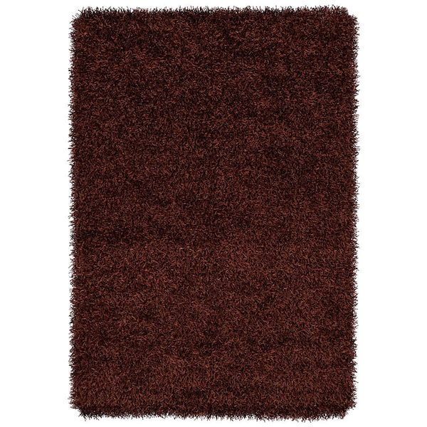 Kaleen Curtsi Paprika 5 ft. x 8 ft. Solid Color Area Rug