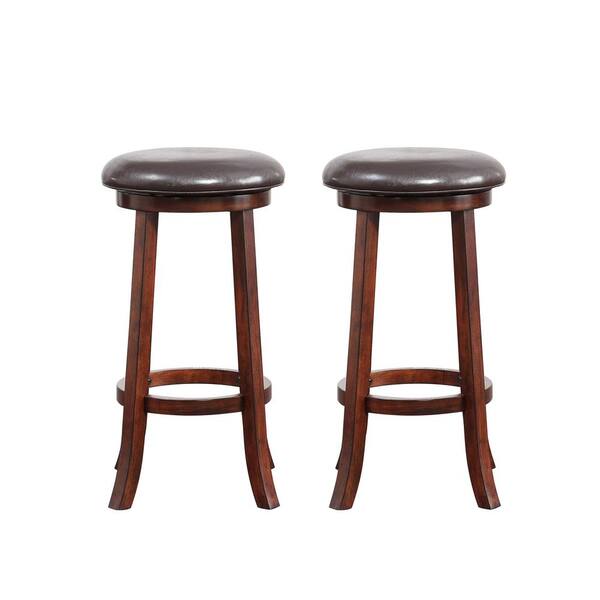 backless cushioned bar stools