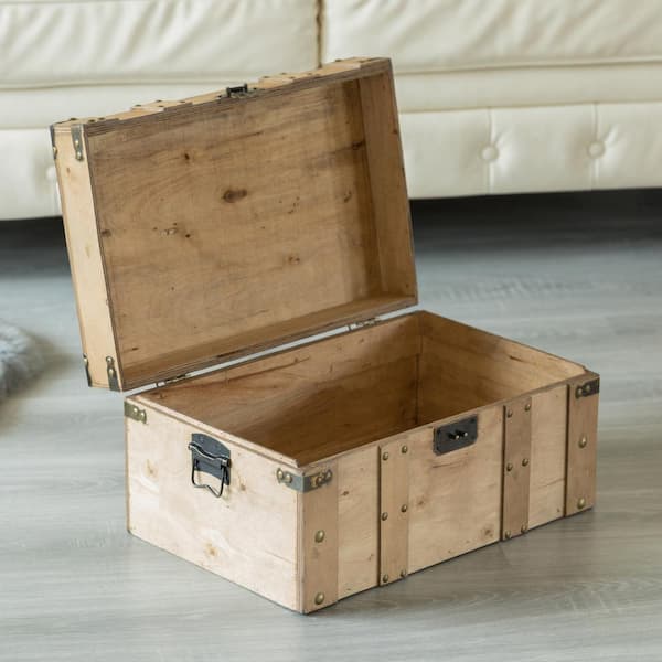 Wooden chest box small discount