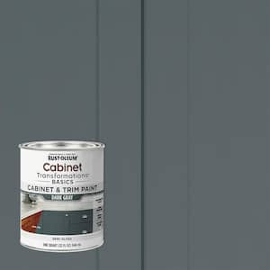1 qt. Dark Gray Cabinet Paint (4 Pack)