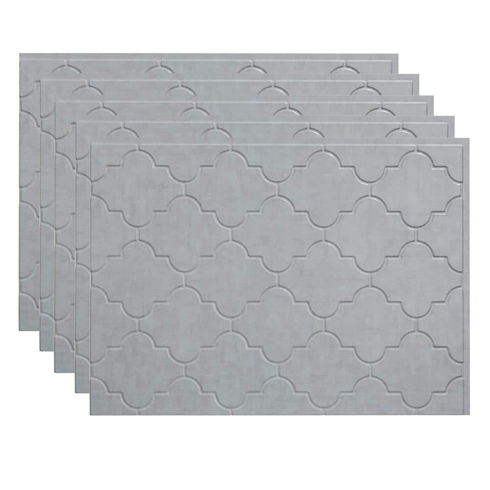 18.25 in. x 24.25 in. Monaco Vinyl Backsplash Panel in Cashmere (5-Pack) price history on PriceWatchPro
