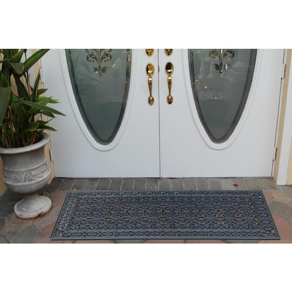A1hc Entrance Door Mats, 30 inch x 60 inch, Durable Large Outdoor Rug, Non-Slip Welcome Doormat, Rubber Backed Low-Profile Heavy Duty Door Mat, Indoor