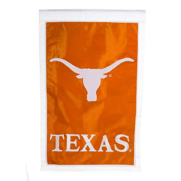 Evergreen 2-1/3 ft. x 3-2/3 ft. University of Texas Embellished House Flag