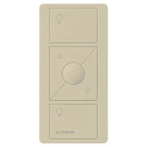 Pico Smart Remote (3-Button, Dimming) for Caseta Smart Dimmer Switch, Ivory (PJ2-3BRL-GIV-L01)