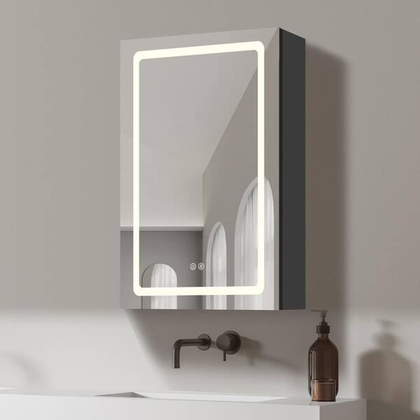 Zeafive 20 in. W x 30 in. H Modern Rectangular White