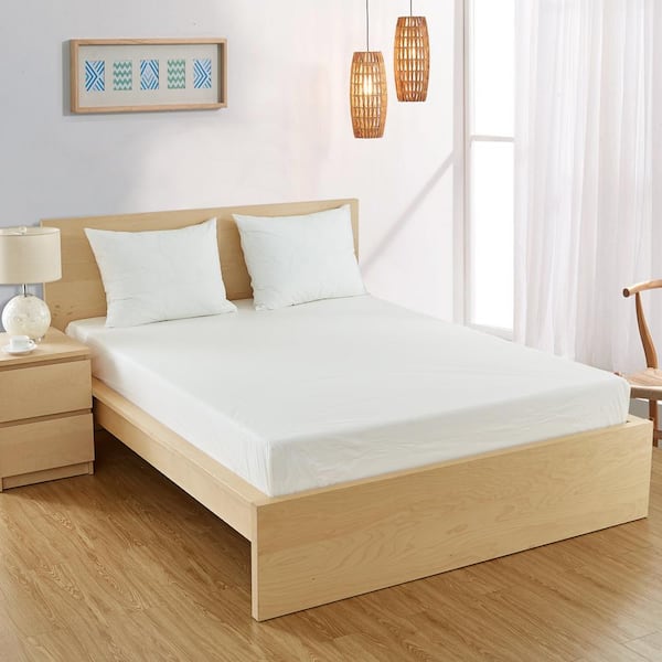 bargoose home textiles, inc. Heavy Duty Vinyl Twin XL 9 in. Deep Bedbug Proof Waterproof Fitted Mattress Protector Allergen and Dust Mite Proof