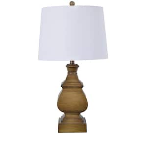 Georgia Resin Wood Table Lamp