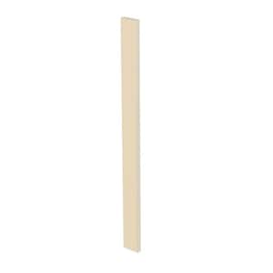Newport Cream Painted Plywood Shaker Stock Assembled Kitchen Cabinet Filler Strip 3 in W x 0.75 in D x 30 in H