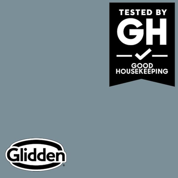 Glidden Premium 5 gal. PPG1153-5 Chalky Blue Eggshell Interior Latex Paint