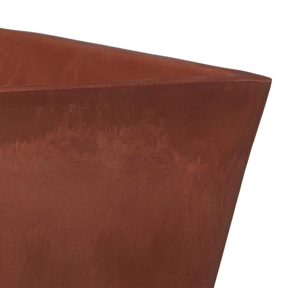 Terra Cotta 12" Recycled Composite Square Planter