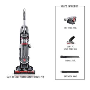 MAXLife High-Performance Swivel Pet Bagless Upright Vacuum Cleaner with HEPA Media Filtration