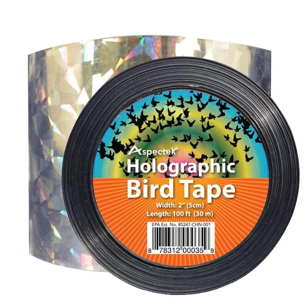 Aspectek Holographic Bird Scare Ribbon Tape Repellent Bird Repeller