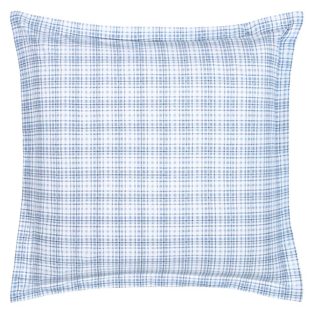 King Blue and Yellow Cotton Reversible Comforter Set