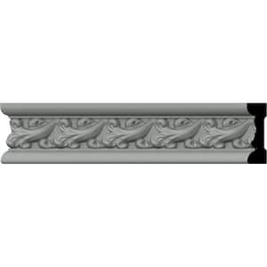 SAMPLE - 3/4 in. x 12 in. x 2-1/4 in. Urethane Kinsley Chair Rail Moulding