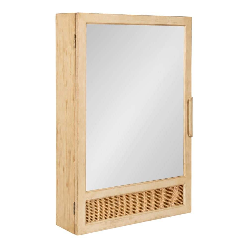 Ori 20 in. W x 6 in. D Natural Brown Rattan Cabinet Decorative Wall Shelf price history on PriceWatchPro