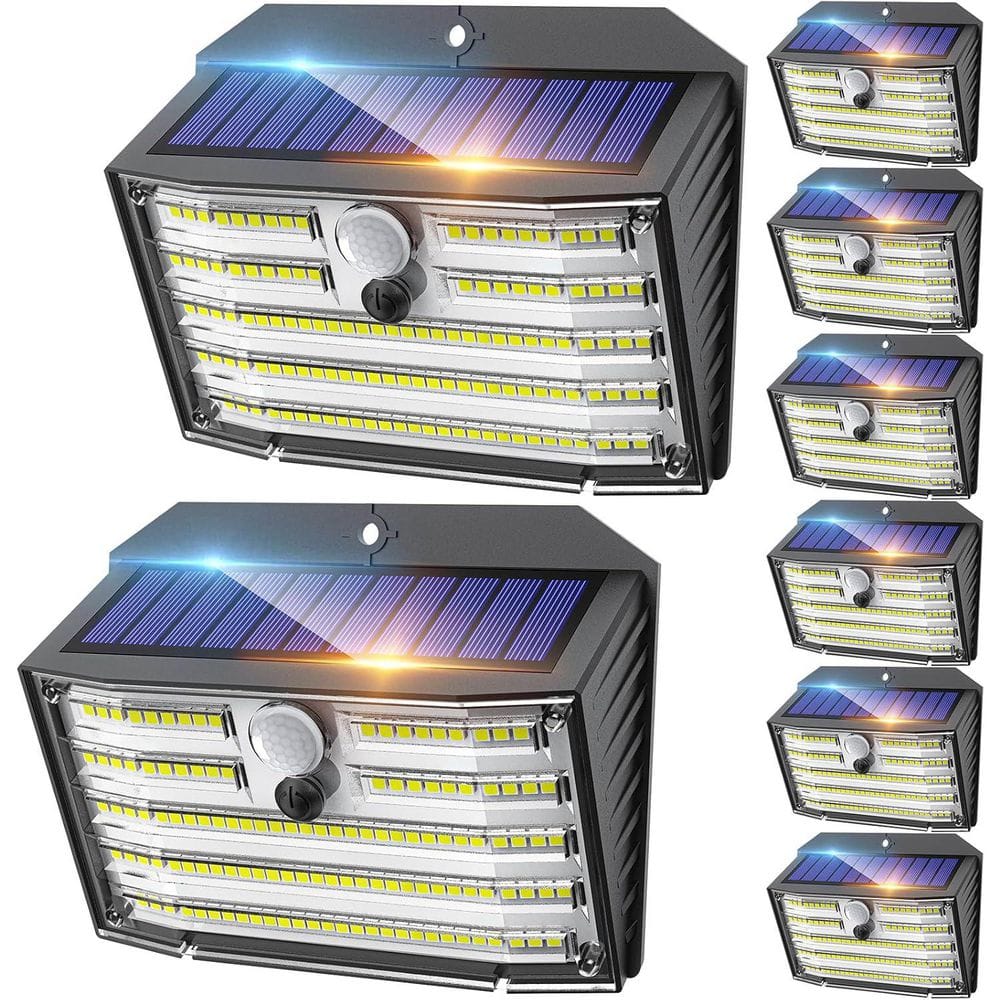 8 Pack Plastic Solar Motion Lights Outdoor, Ultra Bright Lights Garden Torch with Motion Sensor, IP65 Waterproof price history on PriceWatchPro