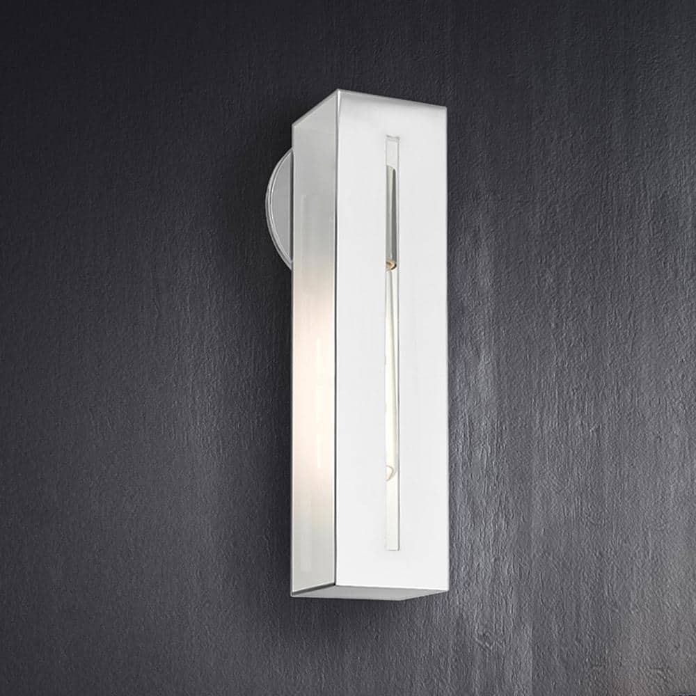 Polished Chrome Modern Dimmable Wall Sconce