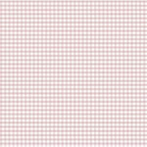 Little Explorers 2 Pink 2-Toned Gingham Matte Finish Non-Pasted Non-Woven Wallpaper Roll