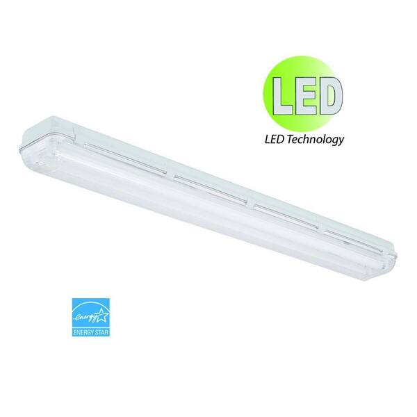 HomeSelects Grey LED Vapor Tight Light