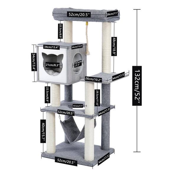 Deals Modern Cat Tree Tower Playhouse