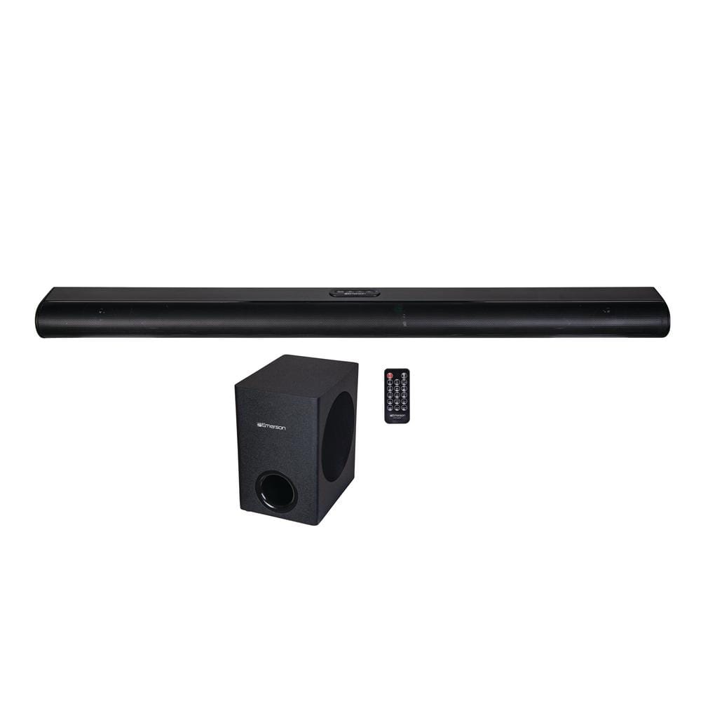 Emerson 37 in. Bluetooth Soundbar with Subwoofer and Remote Control