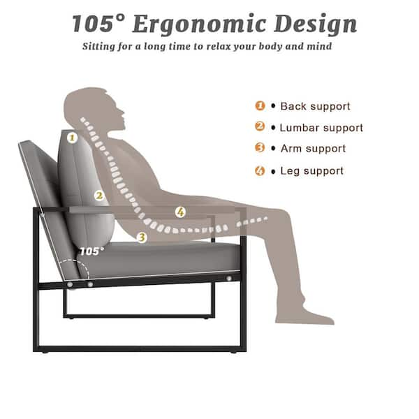 Lounge chair dimensions online ergonomics