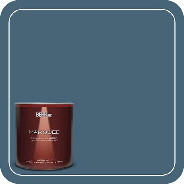 BEHR MARQUEE 1 qt. Home Decorators Collection #HDC-WR15-6 Winter Evening Matte Interior Paint & Primer