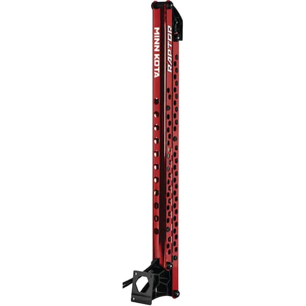 MINN KOTA Raptor Shallow Water Anchor w/Active Anchoring, 10 ft., Red