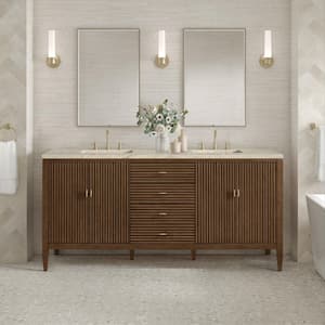 James Martin Vanities Myrrin 72.0 in. Double Bath Vanity in Mid-Century ...