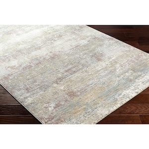 Salvail Gray Blue 2 ft. x 3 ft. Striped Indoor Area Rug