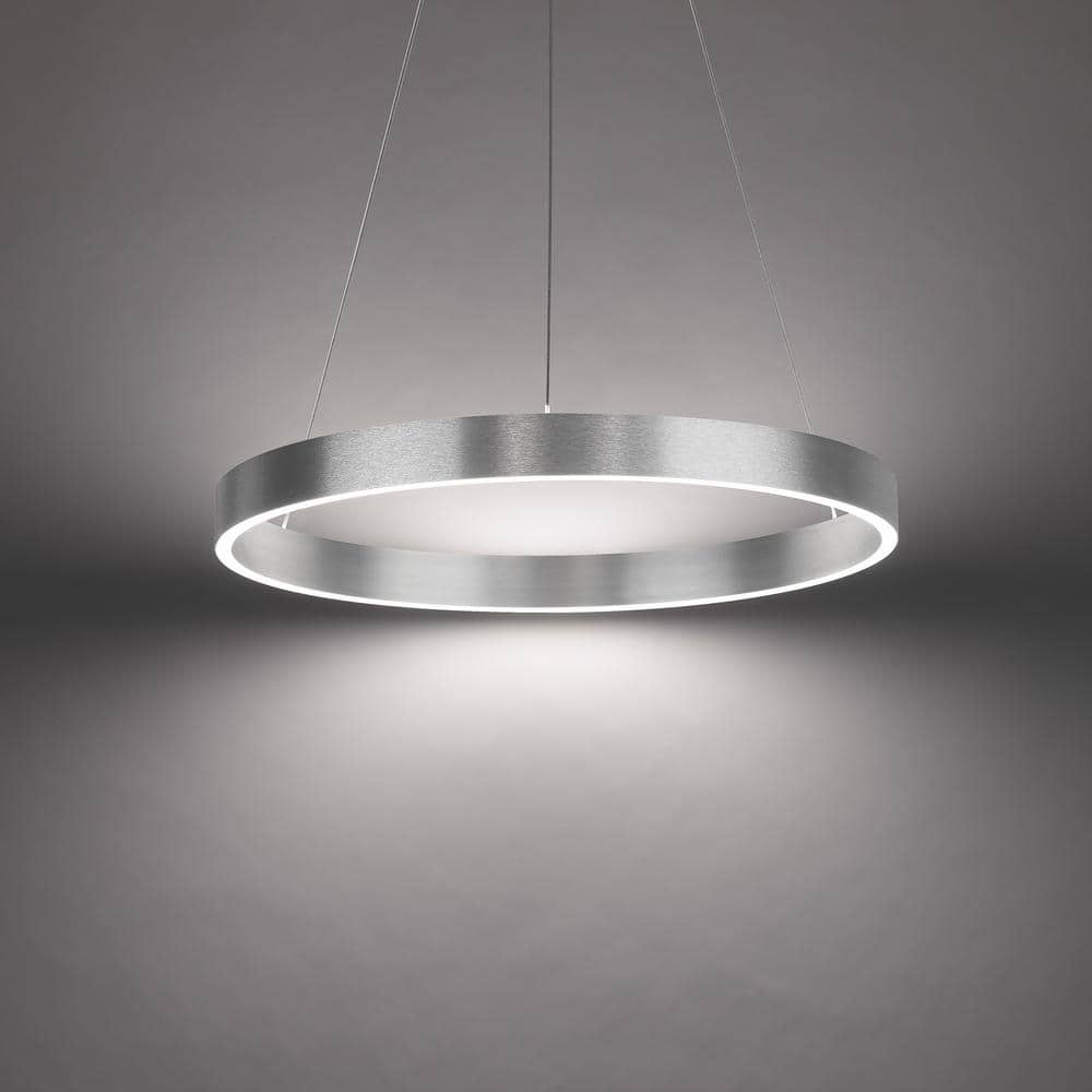 Sirius 18" Brushed Aluminum LED Indoor/Outdoor Pendant