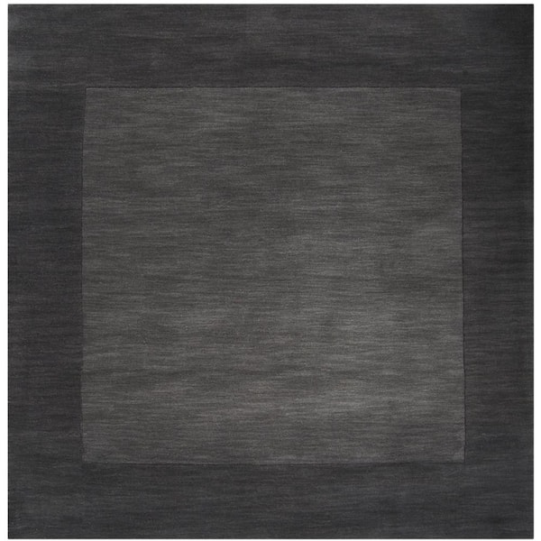 Livabliss Foxcroft Charcoal 8 ft. x 8 ft. Indoor Square Area Rug