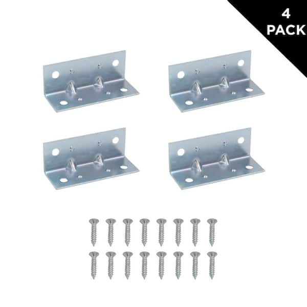 2 in. Zinc-Plated Inside Corner Brace (4-Pack)