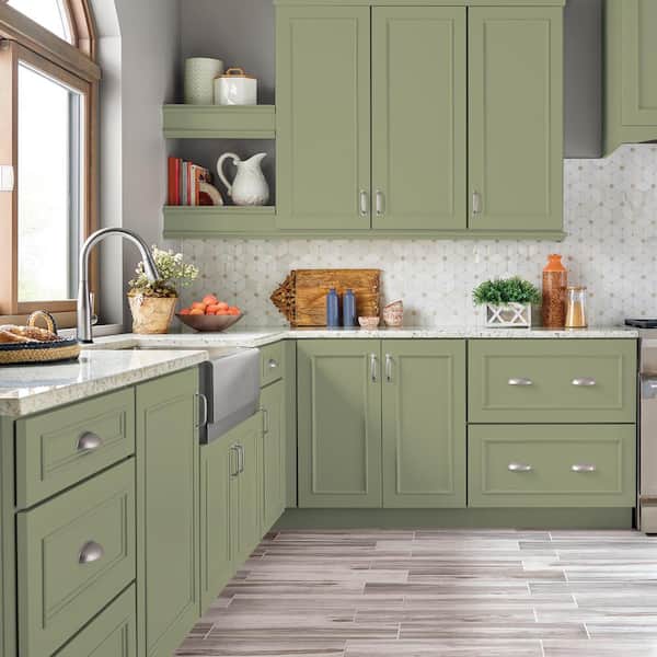 1 gal. #S370-4 Rejuvenation Satin Enamel Interior/Exterior Cabinet, Door & Trim Paint