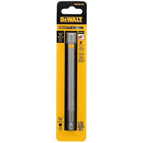 DRT ウッドノブ　DCX DEWALT MAXFIT ULTRA 1/4 in. x 6 in. Nut Driver DWAFND14X6 - The