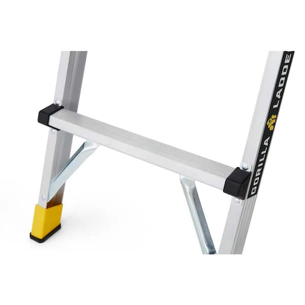 Gorilla Ladders - 4 ft. x 12 in. x 20 in. Aluminum Slim-Fold Work Platform, 300 lbs. Load Capacity