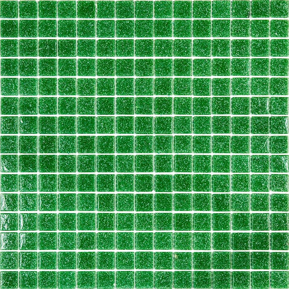 Dune 4 in. x 6 in. Glossy Sea Green Glass Mosaic Uniform square Wall and Floor Sample Tile (0.13 sq. ft./Piece) (1-Pack) price history on PriceWatchPro