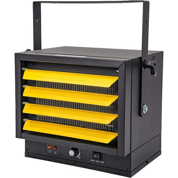 Unbranded 5000-Watt Hardwire Industrial Heater, Forced Air Electric Wall/Ceiling Heater with 240-Volt, Remote Control, Timer