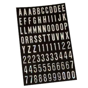 HY-KO 1 in. Self-Adhesive Vinyl Letters and Numbers Set MM-6 - The Home  Depot