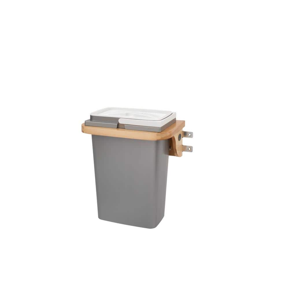 Door Mount Under Sink Waste Container, 8-785-30-DM2SS (Rev A Shelf)