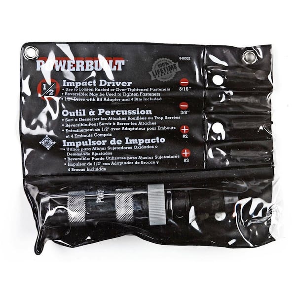 Powerbuilt - 7.5 in. Impact Driver Kit