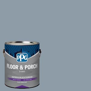 1 gal. PPG1040-5 Lost at Sea Satin Interior/Exterior Floor and Porch Paint