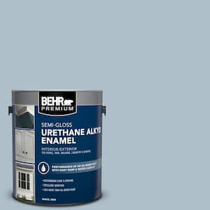 1 gal. #570E-3 Liberty Gray Urethane Alkyd Semi-Gloss Enamel Interior/Exterior Paint