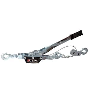 4 Ton Come Along Cable Puller with 3 Hooks