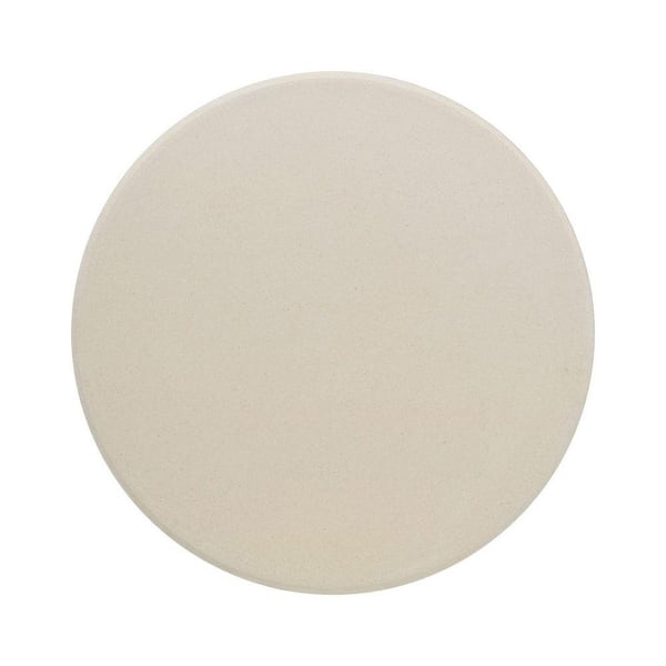 10 in. Round Cordierite Pizza Stone Set for Oven and Grill, Heat Resistant Baking Stone for Crisp Crust Pizza