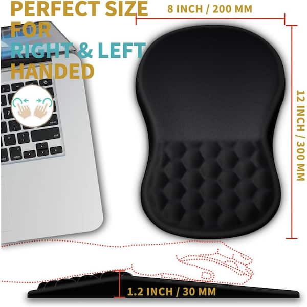 Etokfoks Ergonomic Mouse Pad Wrist Support with Massage Design for