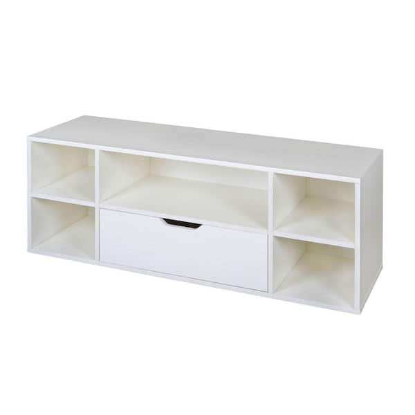 Regency Brasas White Wood Grain Tv Stand Hdbrtvl4816wh - The Home Depot