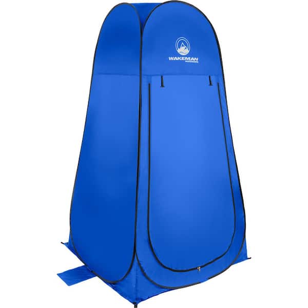Portable 1-Person Pop-Up Camping Tent - Sunshelter - Blue