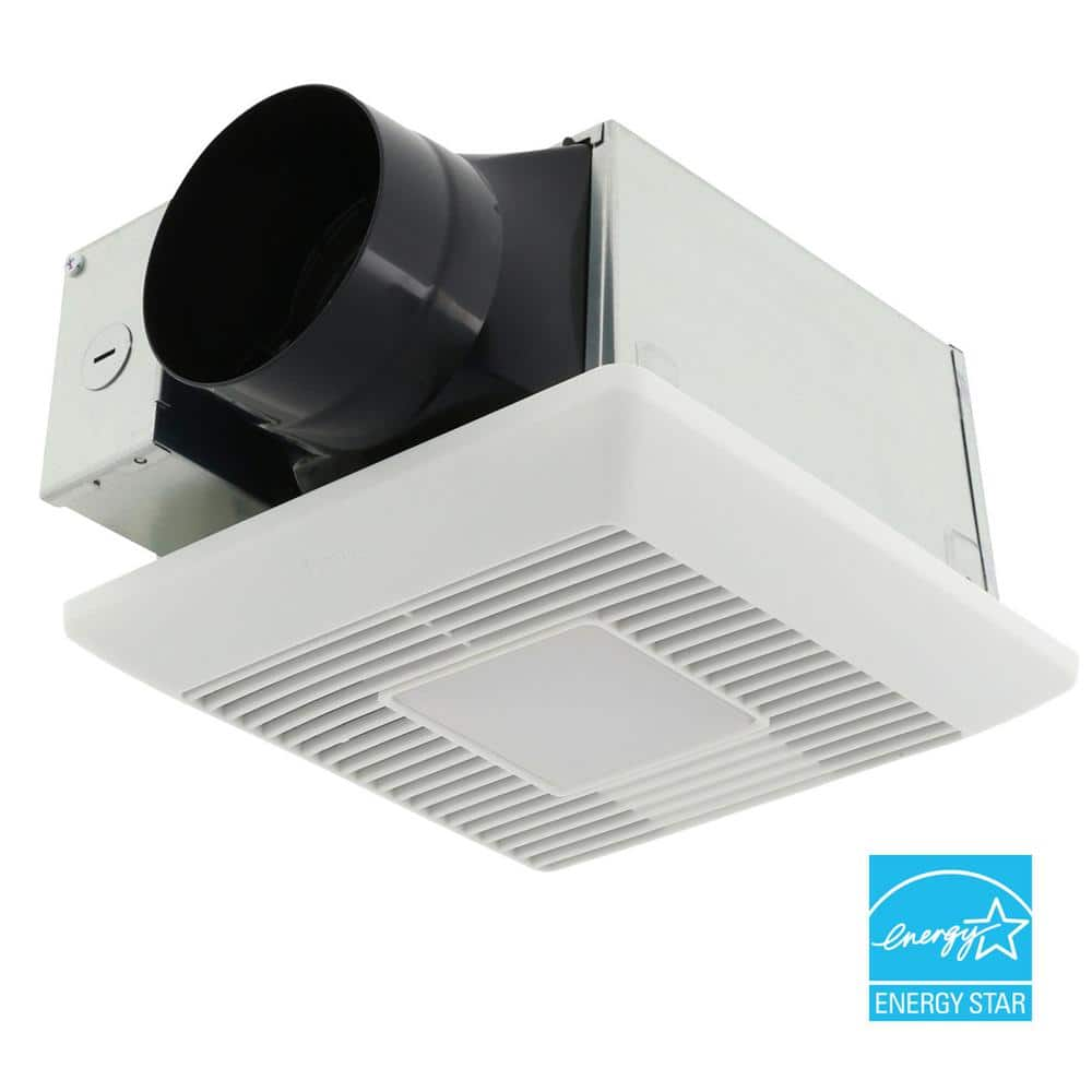 Panasonic Whisper Mighty LED Light Pick-A-Flow 70-90CFM Ceiling/Wall ENERGY STAR Bathroom Exhaust Fan Grille Footprint